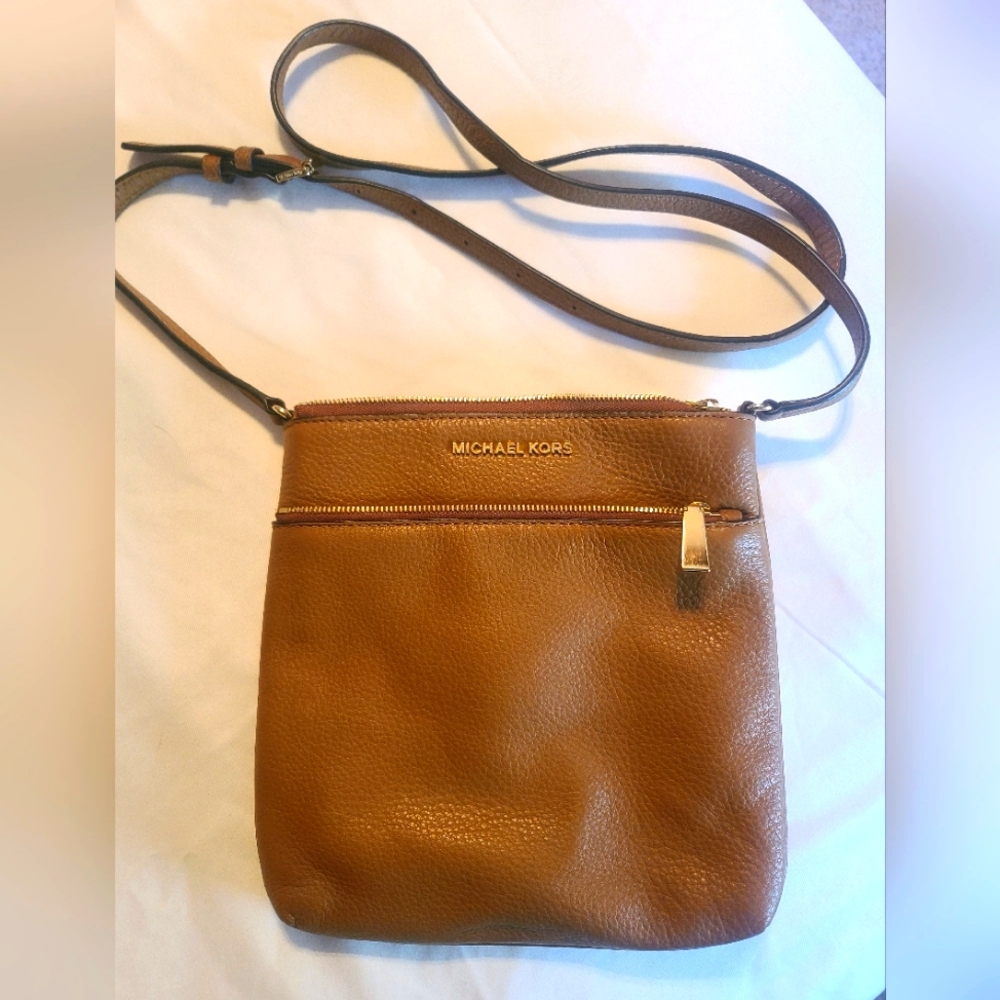 Michael Kors Camel/Brown Crossbody Bag